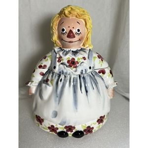 Rare Embassy Raggedy Ann Cookie Jar Japan Excellent Condition